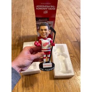 Igor Larionov Detroit Red Wings The Professor Bobblehead NHL 2/23/25 Promo